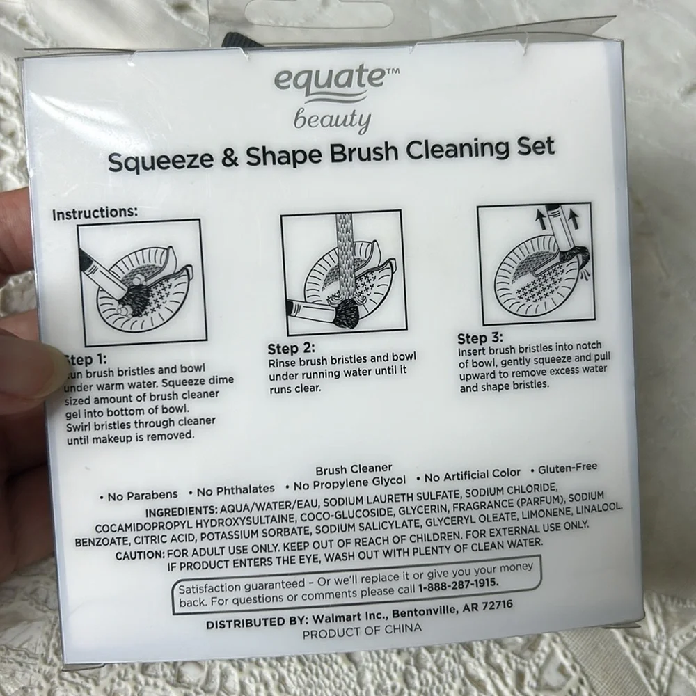 🖤NEW💕Equate beauty squeeze & shape makeup brush cleaning set - Picture 4 of 4